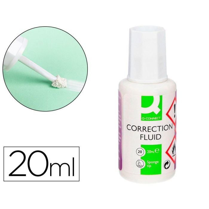 Corrector Q-Connect Aplicador Espuma Bote 20 mL 10 unidades