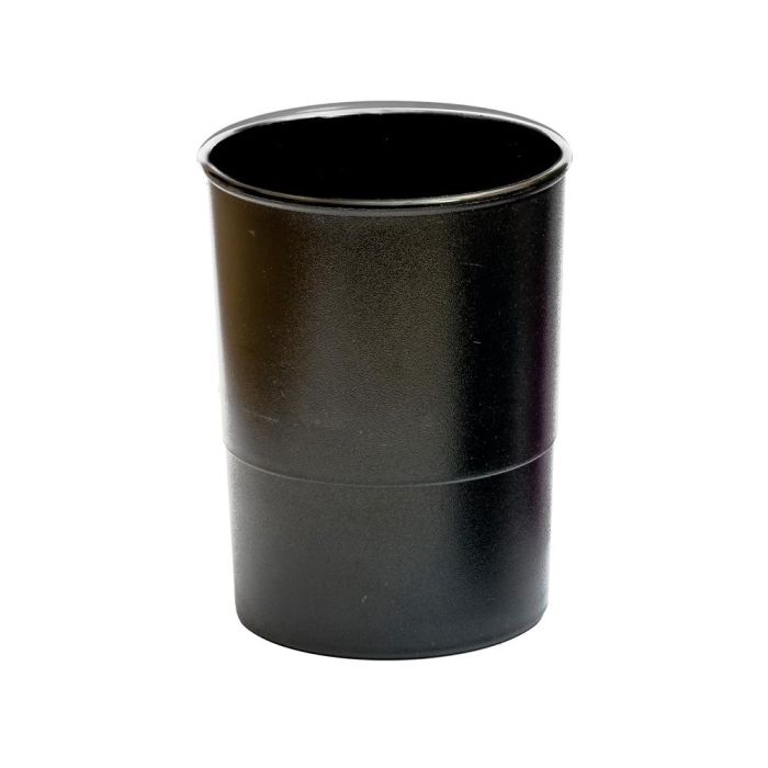 Cubilete Portalapices Q-Connect Negro Opaco Plastico 100% Reciclado Redondo Diametro 75 mm Alto 100 mm 1