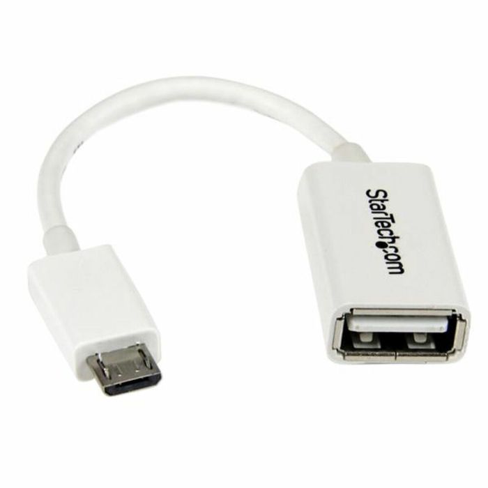 Adaptadores Startech Cable Usb Otg Blanco 12 cm