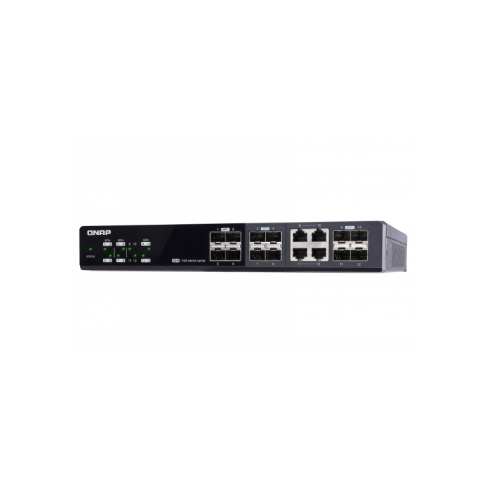 QNAP QSW-M1204-4C switch Gestionado 10G Ethernet (100/1000/10000) Negro 6