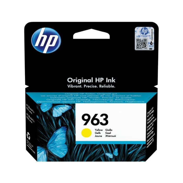 Ink-Jet Hp 963 Officejet Pro 9010 - 9020 - 9022 - 9023 - 9025 Amarillo 700 Paginas 1