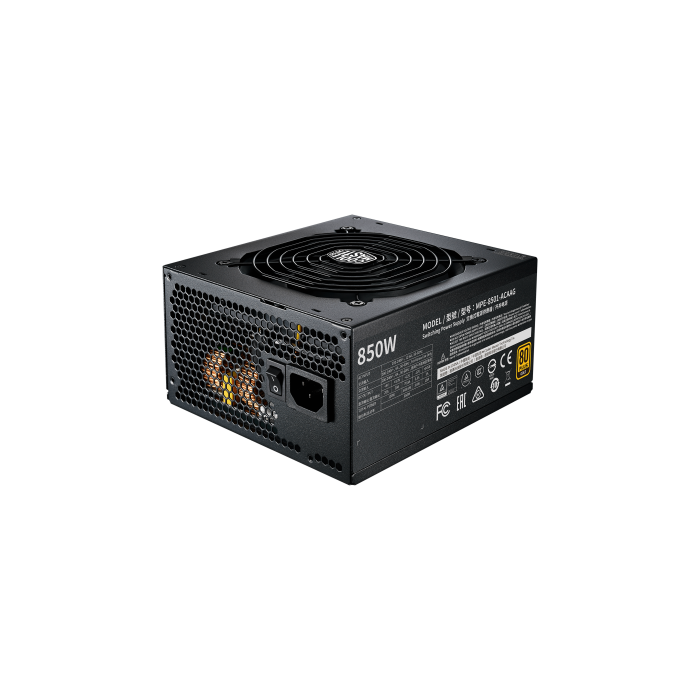 Cooler Master MPE-8501-AFAAG-EU unidad de fuente de alimentación 850 W 24-pin ATX ATX Negro 1