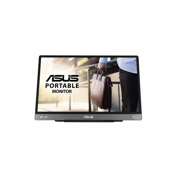 ASUS MB14AC pantalla para PC 35,6 cm (14") 1920 x 1080 Pixeles Full HD Gris