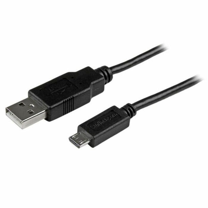 Cable USB A a USB B Startech USBAUB50CMBK 50 cm Negro