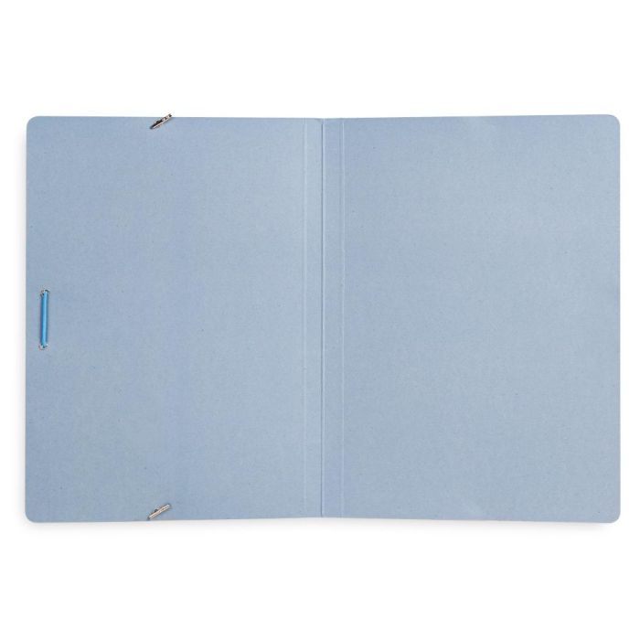 Carpeta Liderpapel Gomas Folio Sencilla Carton Pintado Azul 3