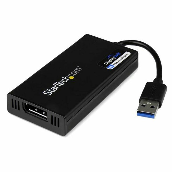 Adaptador Displayport-USB Startech USB32DP4K 4K Ultra HD Negro