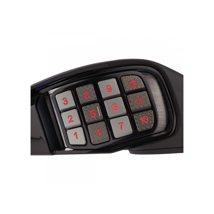 Corsair Scimitar RGB Elite ratón mano derecha USB tipo A Óptico 18000 DPI 4