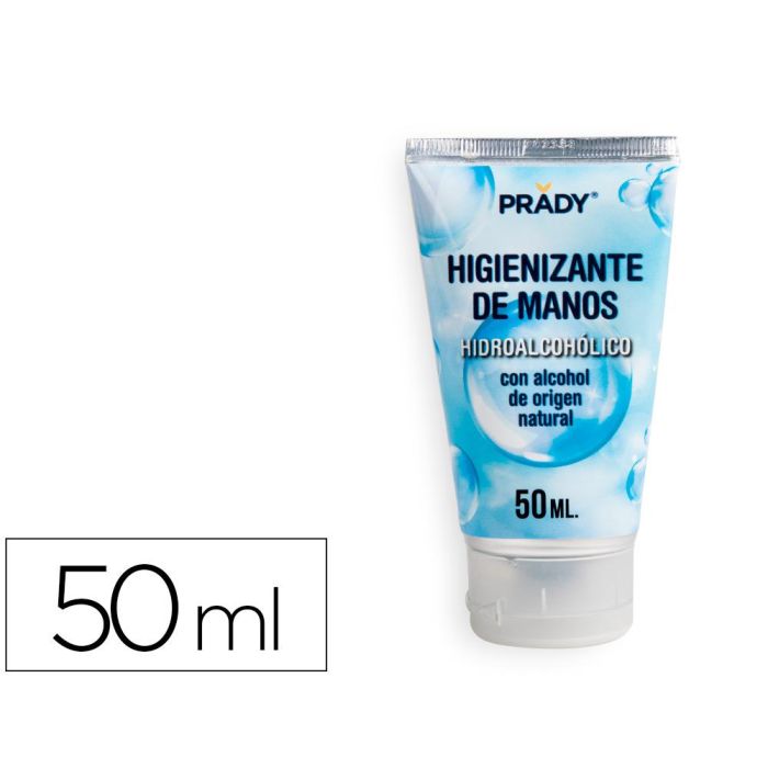 Gel Hidroalcoholico Higienizante Para Manos Limpiay Desinfecta Sin Necesidad De Aclarado Bote De 50 mL