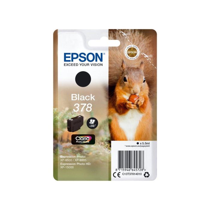 Cartucho de Tinta Original Epson C13T37814010 Negro 1