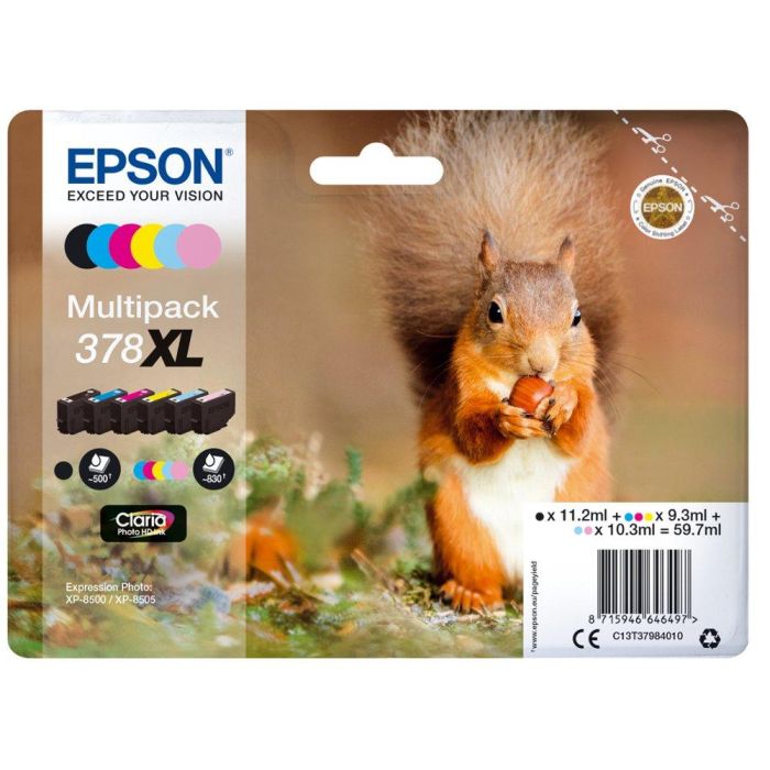 Cartucho de Tinta Original Epson 378XL Multicolor 1