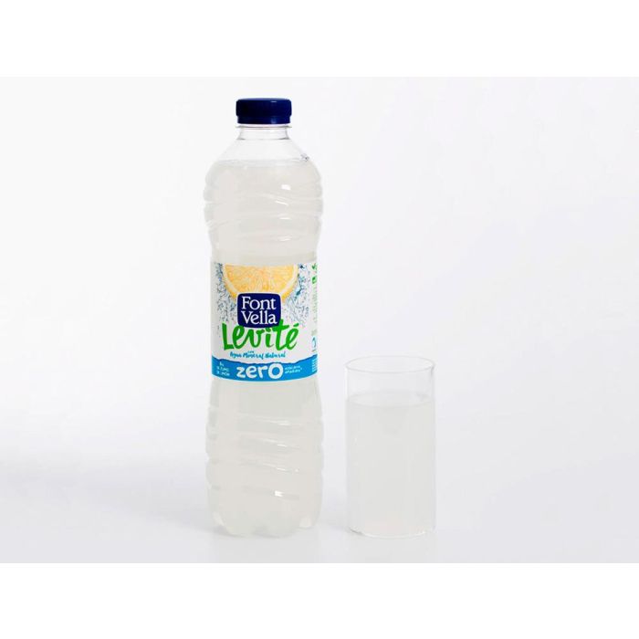 Agua Mineral Natural Font Vella Lim0Nada Zero Con Zumo De Limon Botella 1,25 L 2