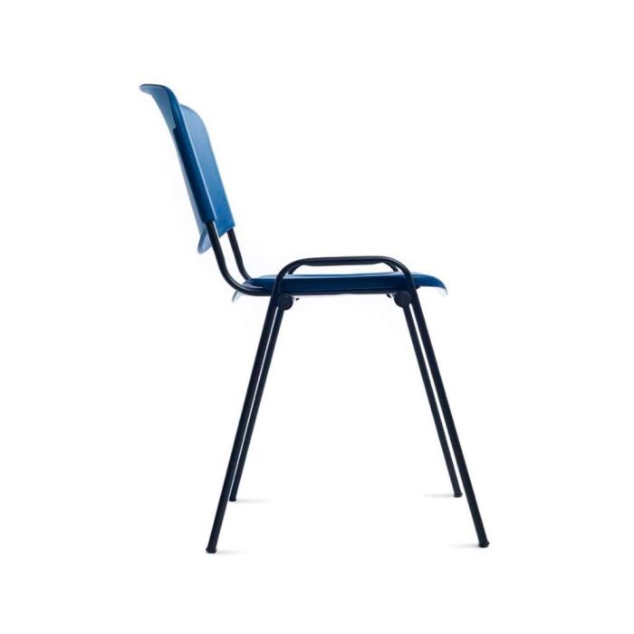 Silla Rocada Confidente Estructura Metalica Respaldo Y Asiento En Polimero Color Azul 2