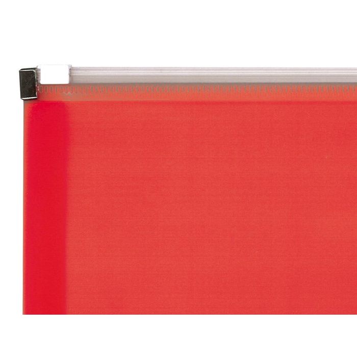 Carpeta Dossier Liderpapel A3 Cierre De Cremallera Rojo Translucido 10 unidades 3