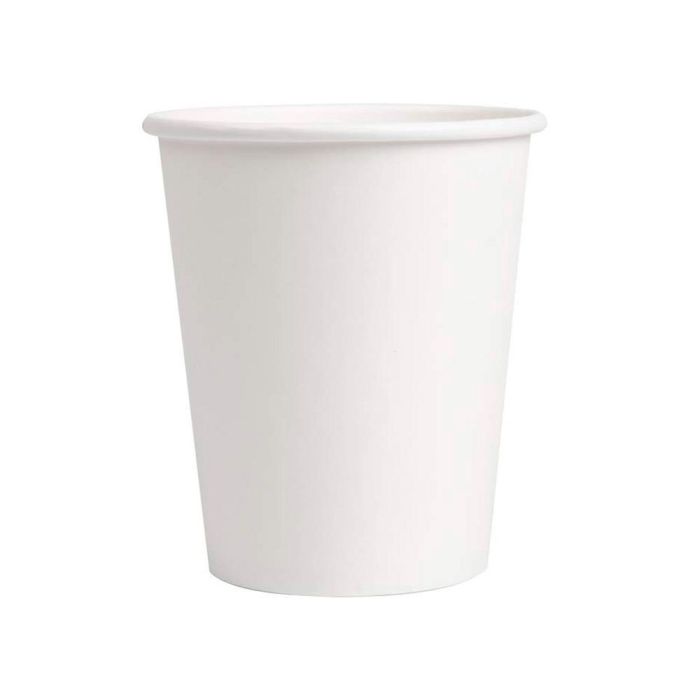 Vaso De Carton Biodegradable Blanco 290 Cc Paquete De 50 Unidades