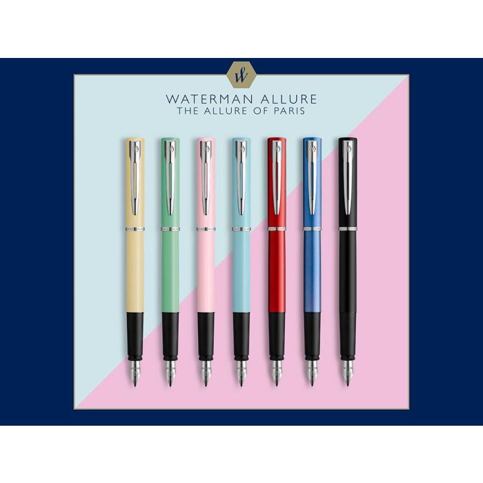 Pluma Waterman Allure Pastel Verde Plumin F 6 Pluma Waterman Allure Pastel Verde Plumin F 6