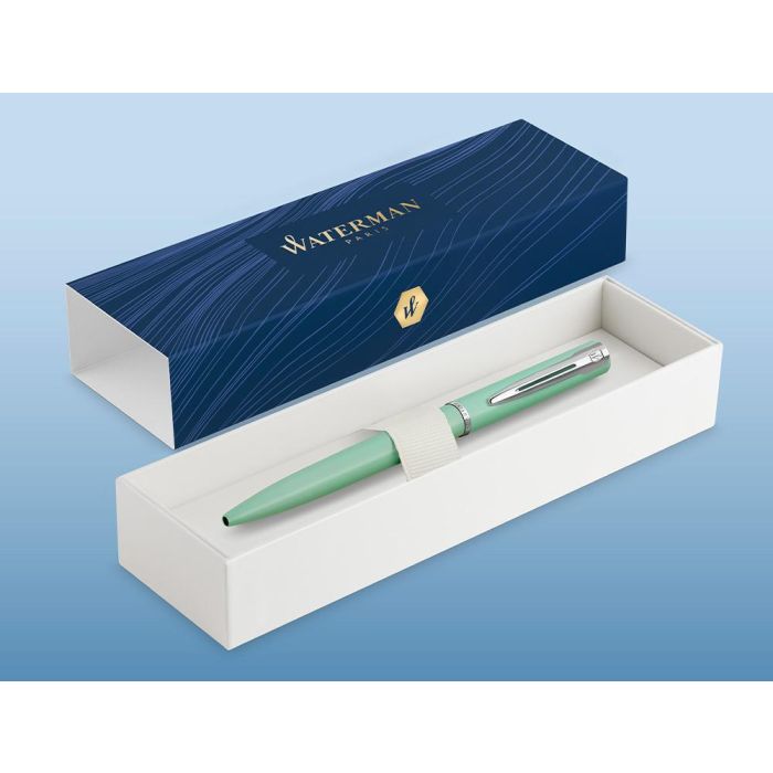 Waterman Bolígrafo Allure Pastel Punta Media Estuche De Regalo Lacado Verde 3