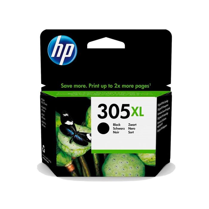 Ink-Jet Hp 305XL Deskjet 1210 - 1212 - 1255 - 2732 - 2752 - 4155 - 4158 Envy 6020 - 6052 -6055 - 6420 Negro 240 1