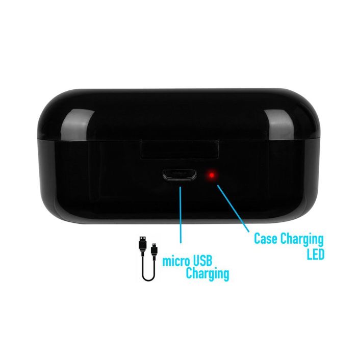 Auriculares Bluetooth NGS ELEC-HEADP-0338 300 mAh Negro USB 5 Auriculares Bluetooth NGS ELEC-HEADP-0338 300 mAh Negro USB 5