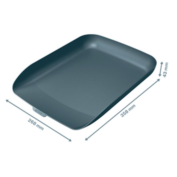 Bandeja Sobremesa Plastico Leitz Cosy Gris 268x126X358 mm 2