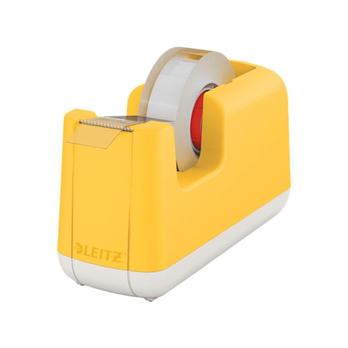 Portarrollo Sobremesa Leitz Cosy Plastico Para Cintas 33 Mt Color Amarillo 1