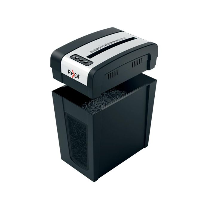 Destructora De Documentos Rexel Secure Mc6-Sl Eu Capacidad 6 Hojas Grapas Clips Tarjetas Y Cd 18 L 3