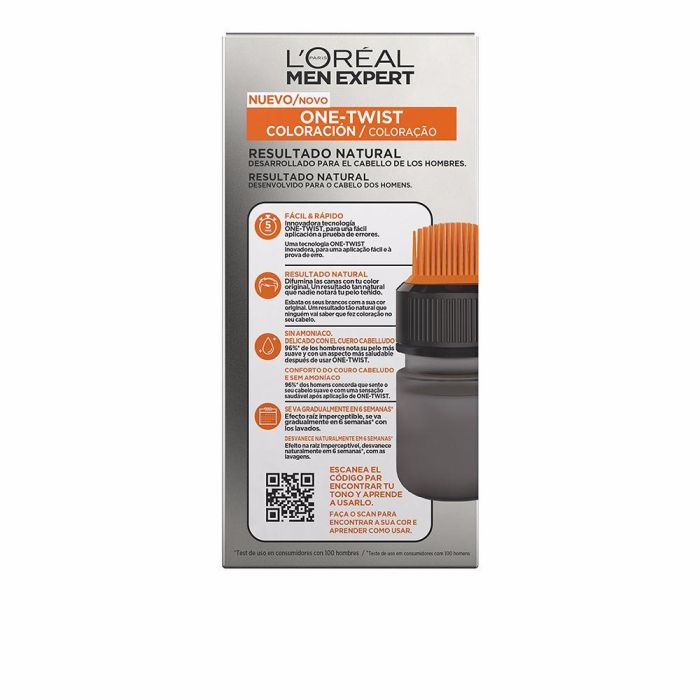 Men expert one-twist hair color #3-castaño oscuro 50 ml 2
