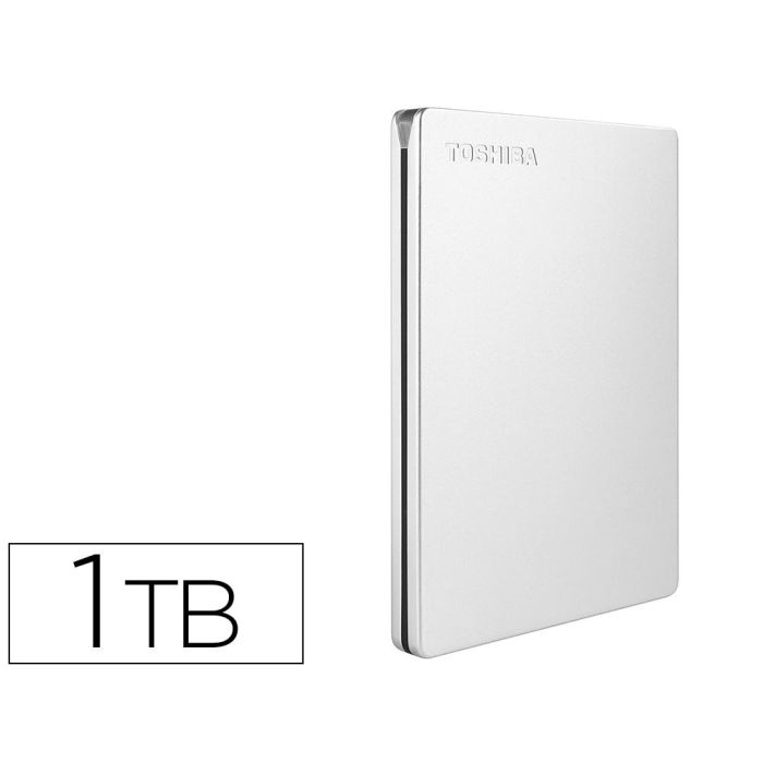 Disco Duro Externo Toshiba HDTD310ES3DA Plata USB 1 TB 1 TB HDD Micro USB B USB 3.2