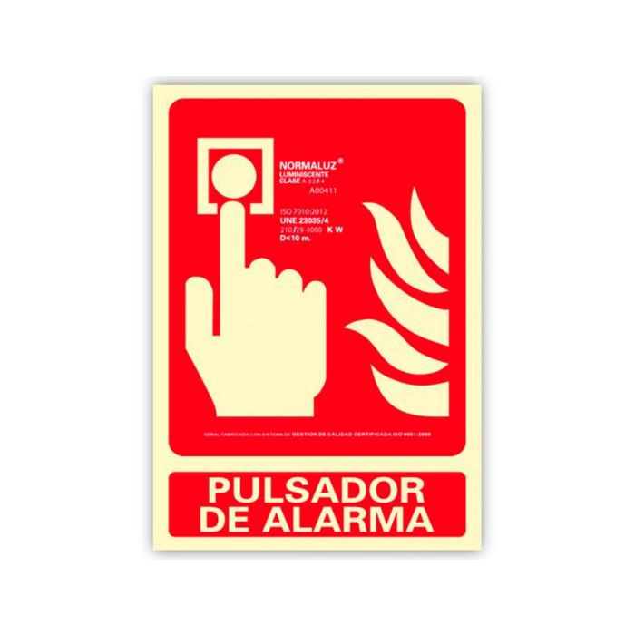 Cartel Archivo 2000 Pulsador de alarma 1