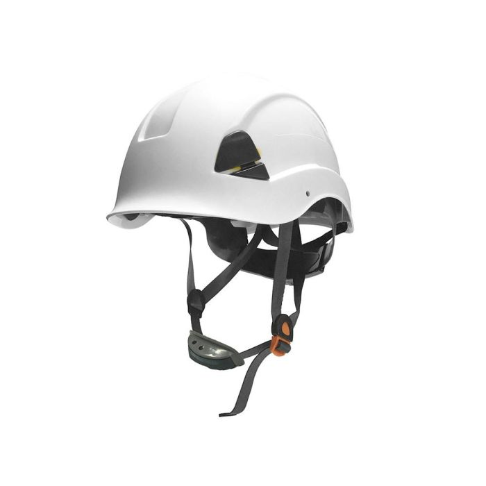 Casco Faru Abs Para Trabajos En Alturas 6 Puntos De Anclaje Color Blanco