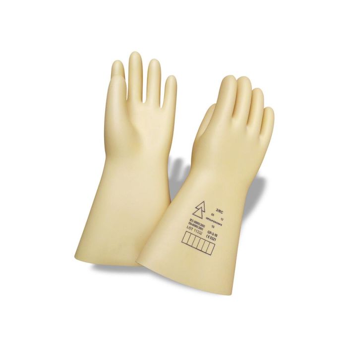 Guantes Faru Latex Aislante Proteccion Electrica Hasta 500 Voltios Clase 00 Talla 9 Color Beige 1