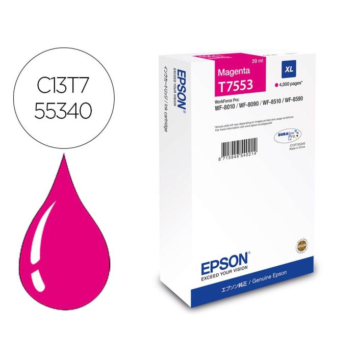 Ink-Jet Epson Magenta XL 4000P Wf-8Xxx