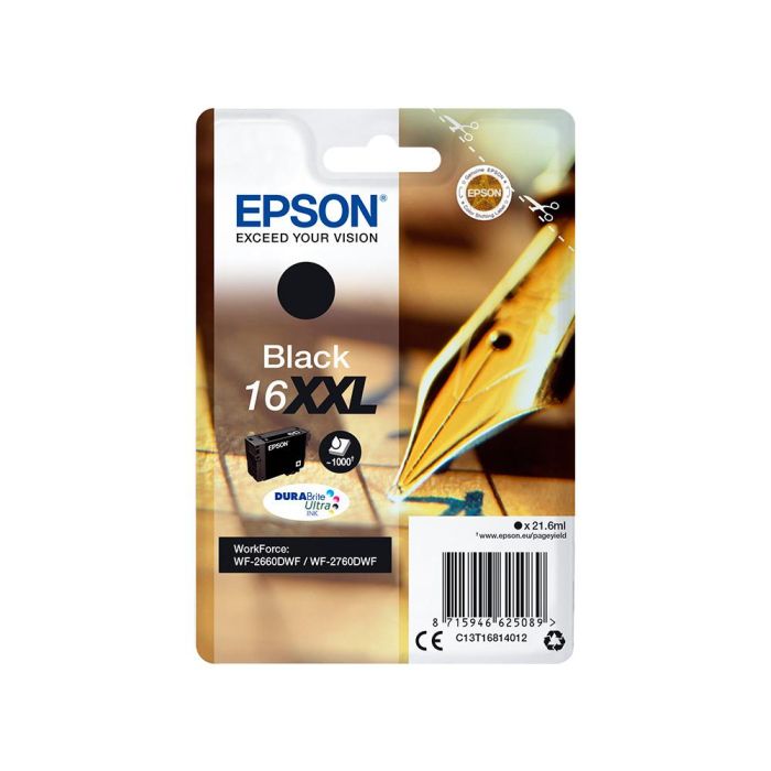 Cartucho de Tinta Original Epson C13T16814012 Negro 1