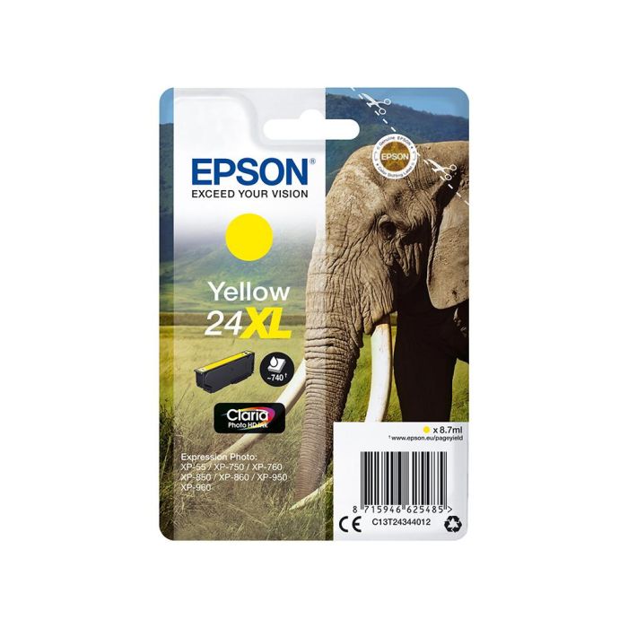 Ink-Jet Epson Claria Photo Hd Ink Amarillo 24XL 1