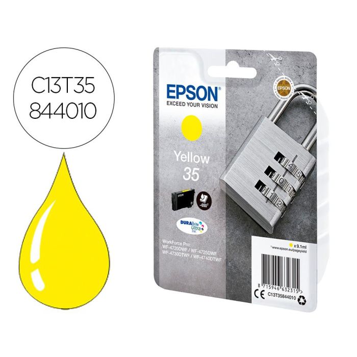 Cartucho de Tinta Original Epson C13T35844010 (16,1 ml) Amarillo