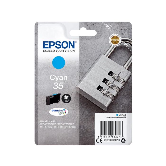 Cartucho de Tinta Original Epson C13T35824010 (16,1 ml) Cian 1