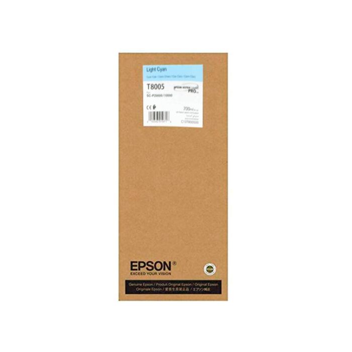 Ink-Jet Epson Singlepack Light Cian T800500 Ultrachrome Pro 700 mL 1