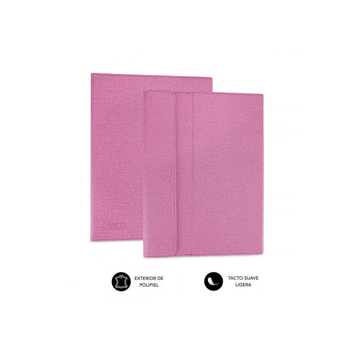 SUBBLIM Funda Tablet Clever Stand Tablet Case 10,1" Pink 2
