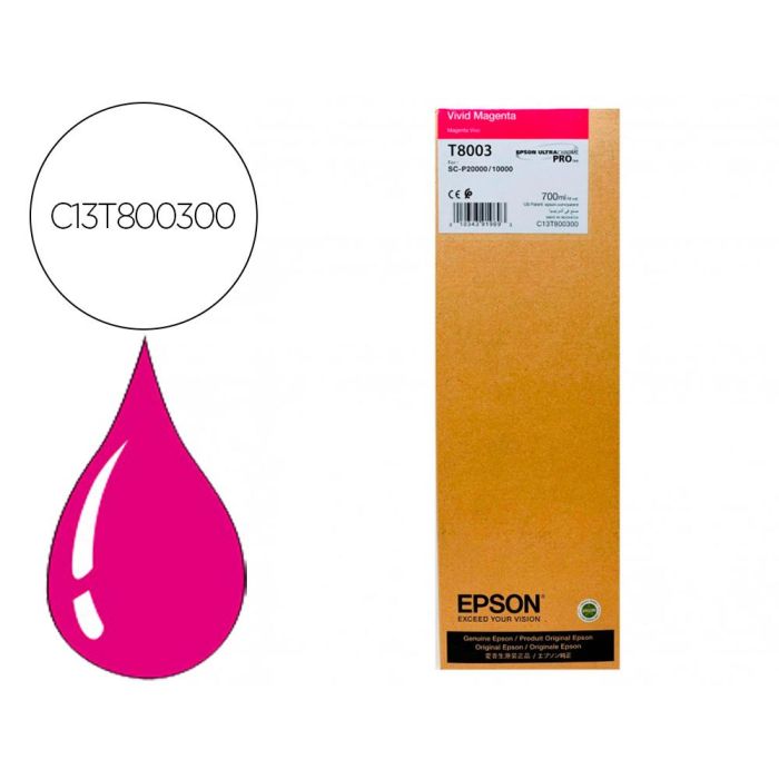 Ink-Jet Epson Singlepack Vivid Magenta T800300 Ultrachrome Pro 700 mL