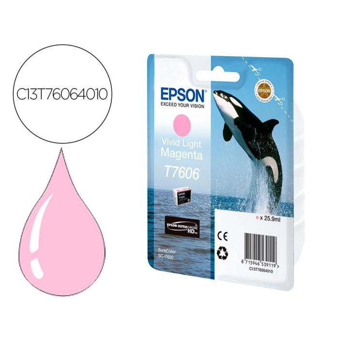 Ink-Jet Epson Surecolor Sc-P600 Magenta Vivo Claro