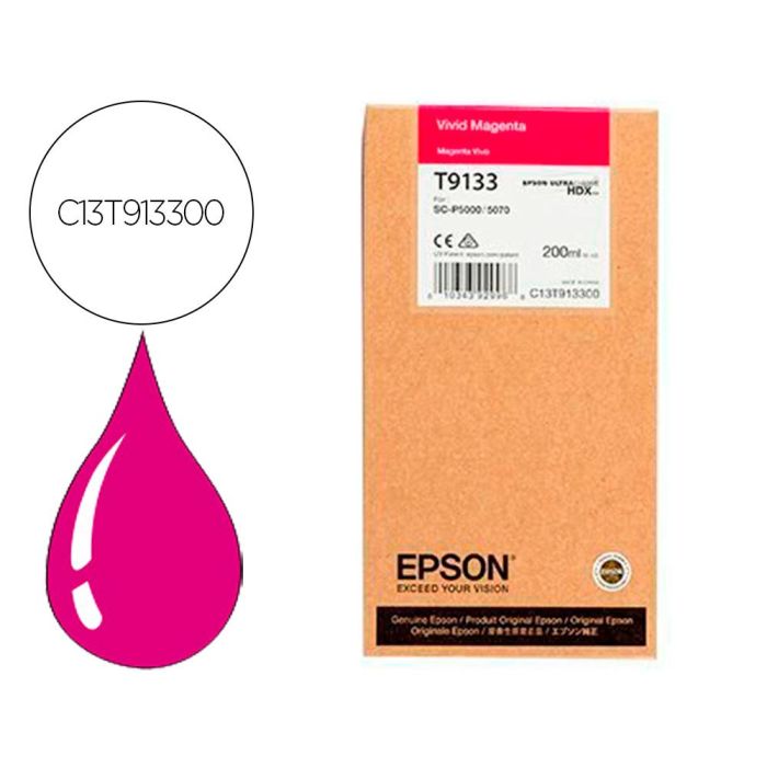 Ink-Jet Epson T9133 Vivid Magenta Ink 200 mL