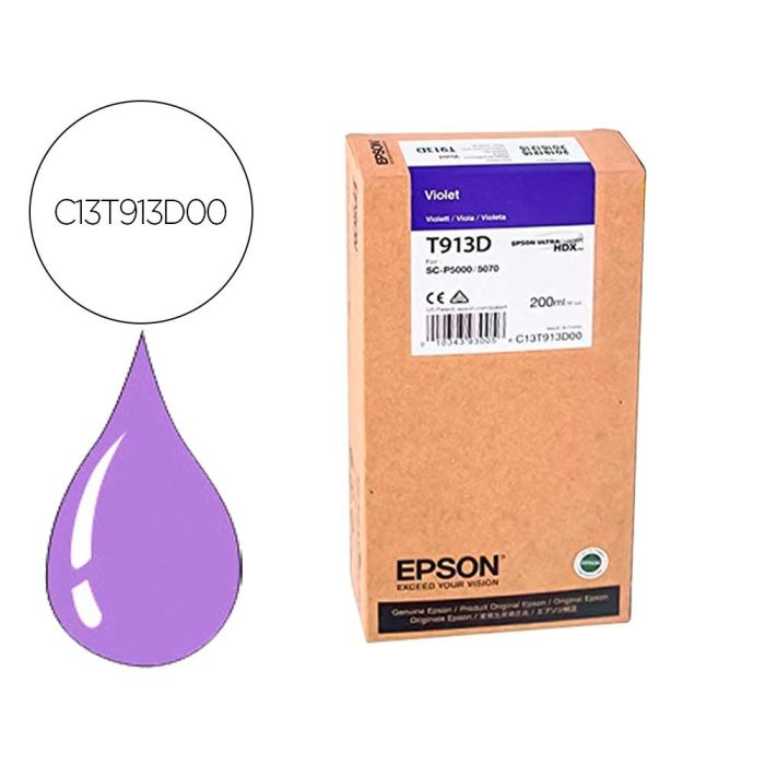 Ink-Jet Epson T913D Violet Ink 200 mL