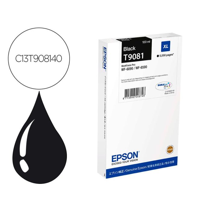 Ink-Jet Epson Wf-6590Dwf-Wf-6090Dw Negro XL