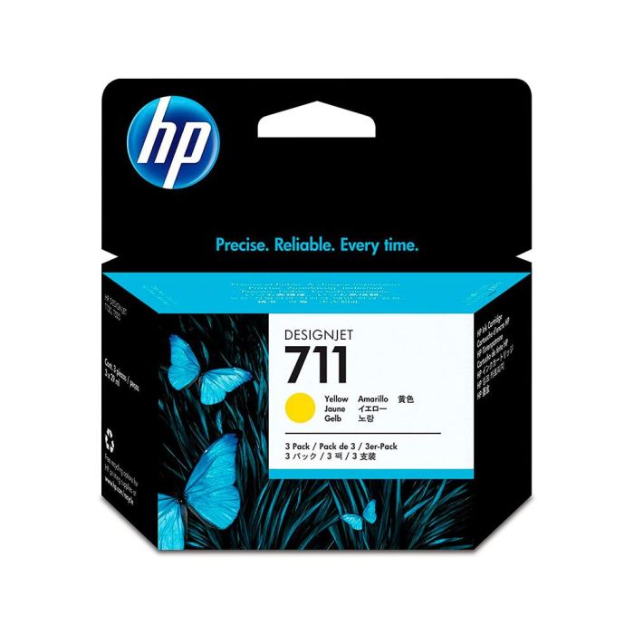 Cartucho de Tinta Original HP HP 711 Amarillo 1