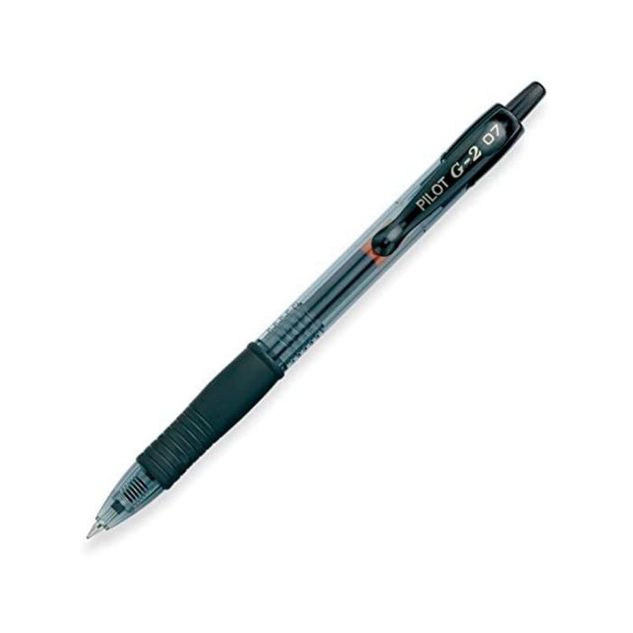 Boligrafo Pilot G-2 Negro Tinta Gel Retractil Sujecion De Caucho En Blister 1