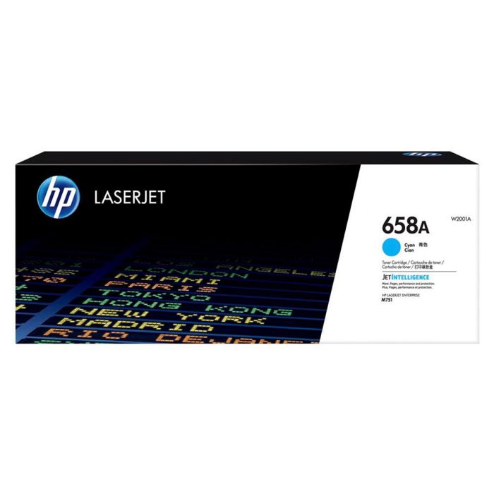 Tóner HP LaserJet 658A Cyan 1