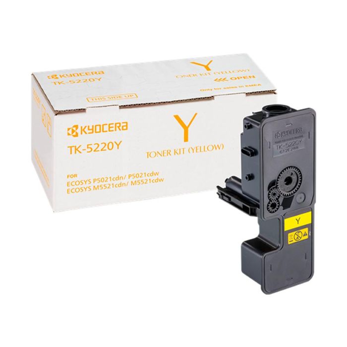 Tóner Original Kyocera TK-5220Y Amarillo Negro 3