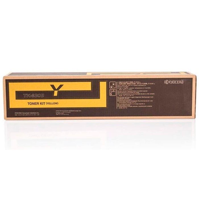 Toner Kyocera Tk-8335Y 12Rlanl0 Amarillo Para Ta3252Ci