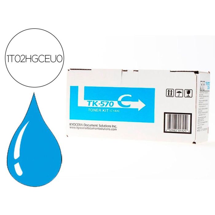 Toner Kyocera Laser Tk570C Para Fs-5400 Cian