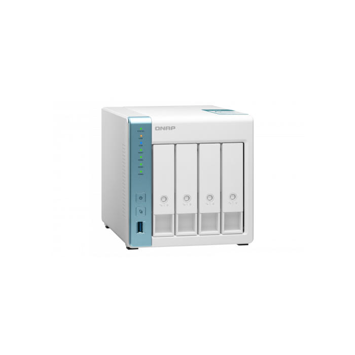QNAP TS-431K servidor de almacenamiento NAS Torre Ethernet Blanco Alpine AL-214 4