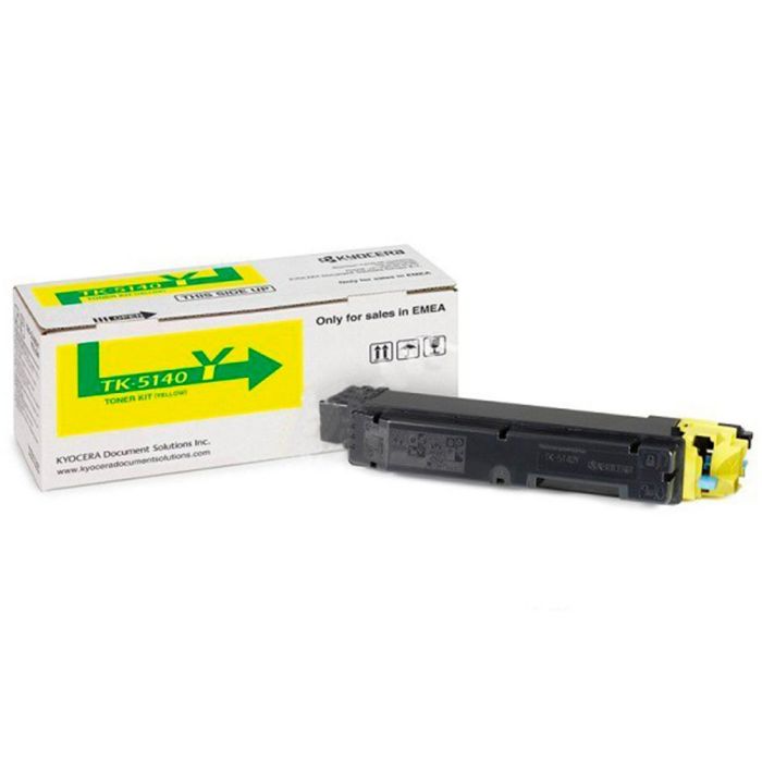 Toner Tk-5140Y Kyocera Ecosys M6530Cdn, M6530Cdn-Kl3, P6130Cdn, P6130Cdn-Kl3 Amarillo Tk5140 3